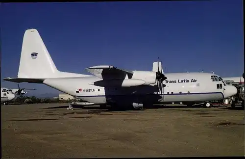 Ak Panamaisches Transportflugzeug, Trans Latin Air, HP 1162TLN, Lockheed C130A Hercules