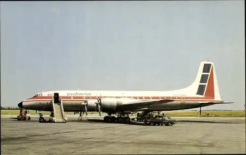 Ak Kubanisches Passagierflugzeug, Cubana, B. Britannia 312 CU-T669