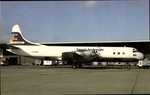 Ak Australisches Transportflugzeug, Ansett Air Freight, Lockheed L-188F