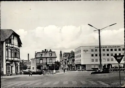 Ak Hofheim am Taunus Hessen, Hauptstraße, Hofheimer Volksbank