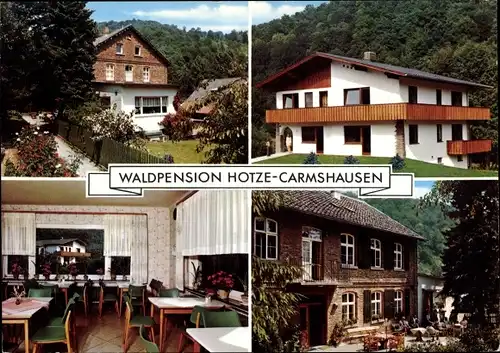 Ak Witzenhausen an der Werra Hessen, Pension Hotze, Hof Carmshausen