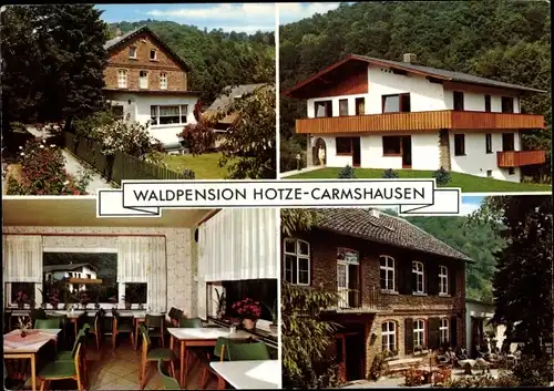Ak Witzenhausen an der Werra Hessen, Pension Hotze, Hof Carmshausen