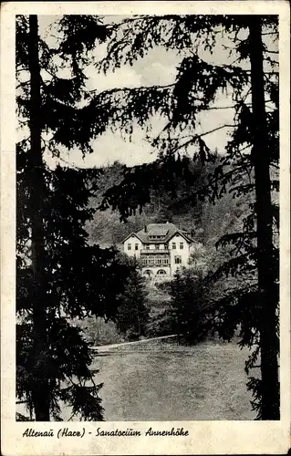 Ak Altenau im Oberharz, Sanatorium Annenhöhe