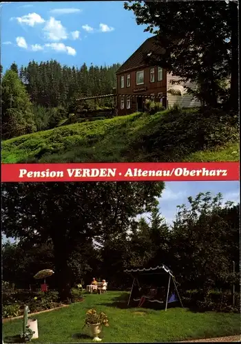 Ak Altenau Clausthal Zellerfeld im Oberharz, Pension Verden, Oberstraße 51