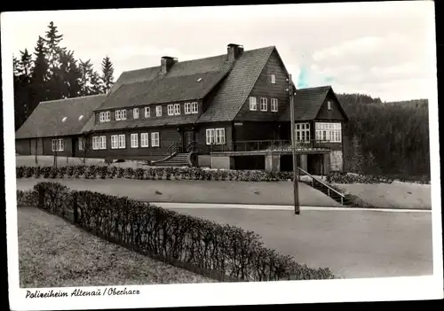 Ak Altenau Clausthal Zellerfeld im Oberharz, Polizeiheim