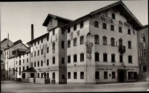 Ak Holzkirchen in Oberbayern, Hotel Alte Post