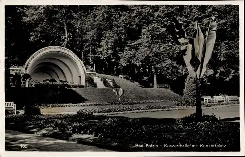 Ak Polczyn Zdrój Bad Polzin Pommern, Konzerthalle, Konzertplatz