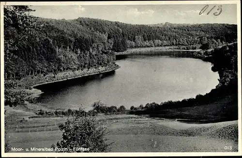 Ak Polczyn Zdrój Bad Polzin Pommern, Fünfsee