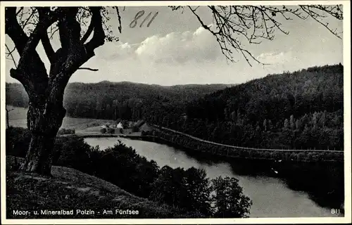Ak Polczyn Zdrój Bad Polzin Pommern, Fünfsee