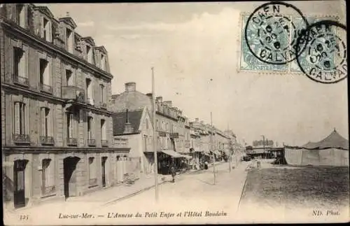 Ak Luc sur Mer Calvados, L'Annexe du Petit Enfer et l'Hotel Baudain