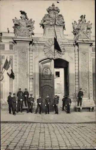 Ak Versailles Yvelines, Ecole d'Artillerie et du Genie