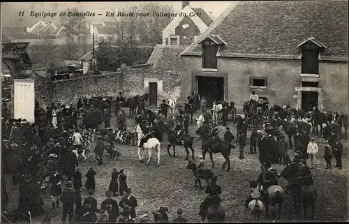 Ak Bonnelles Yvelines, Equipage, En Route pour l'attaque du Cerf