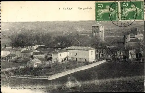 Ak Varen Tarn et Garonne, Vue generale