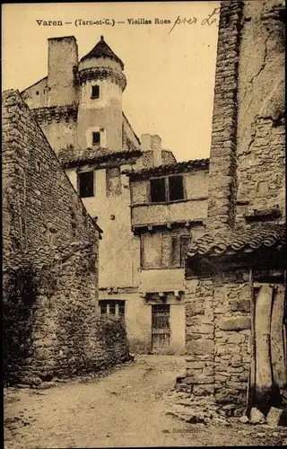 Ak Varen Tarn et Garonne, Vieilles Rues