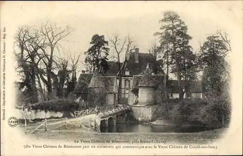 Ak Bémécourt Eure, Le Vieux Chateau