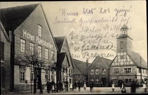 Ak Sachsenhagen in Niedersachsen, Hotel Ratskeller