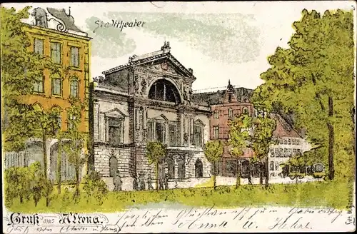 Litho Hamburg Altona, Stadttheater