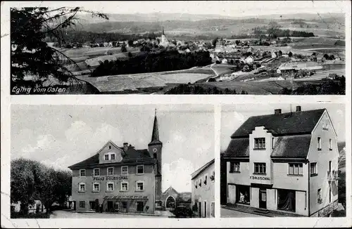 Ak Eging am See in der Region Donau Wald Niederbayern, Gesamtansicht, Handlung