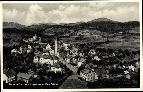 Ak Klingenbrunn Spiegelau im Bayerischen Wald Niederbayern, Gesamtansicht