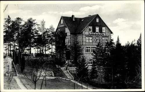 Ak Klettbach in Thüringen, Berggaststätte Stiefelburg