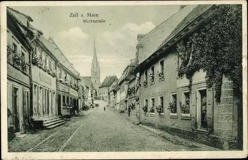 Ak Zeil am Main Unterfranken, Marktstraße