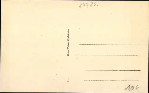 Ak Oberegg Unteregg im Unterallgäu, Straßenpartie mit Schule