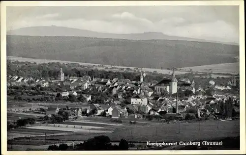 Ak Bad Camberg im Taunus, Blick auf Ortschaft und Umgebung