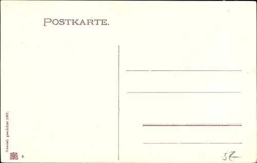 Künstler Ak Merte, Oskar, Saufst, schdirbst d', saufst net, schdirbst d'aa, Biertrinker