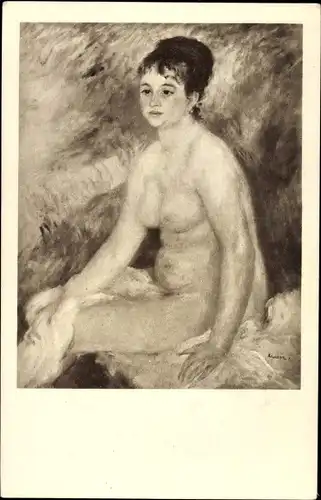 Künstler Ak Renoir, Badende, Wiener Museen 41, Frauenakt