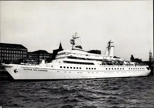 Ak Fahrgastschiff MS Wappen von Hamburg, HSDG