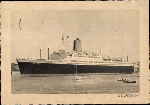 Ak Norddeutscher Lloyd Bremen, Dampfer Bremen