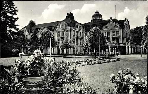 Ak Bad Salzschlirf in Hessen, Hotel Badehof