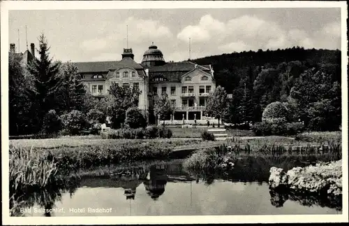 Ak Bad Salzschlirf in Hessen, Hotel Badehof