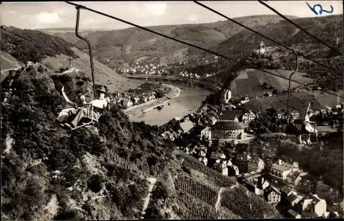 Ak Cochem an der Mosel, Sesselbahn, Ort