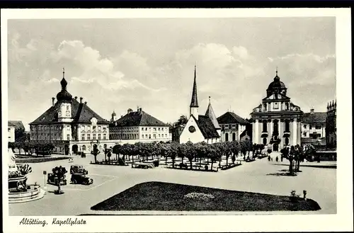 Ak Altötting in Oberbayern, Kapellplatz