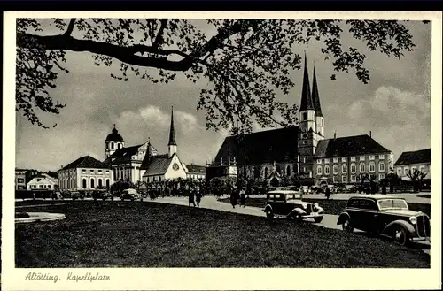 Ak Altötting in Oberbayern, Kapellplatz