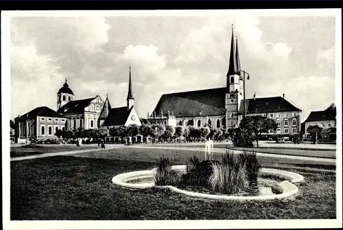 Ak Altötting Oberbayern, Kapellplatz