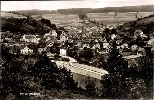 Ak Heigenbrücken im Spessart Unterfranken, Gesamtansicht