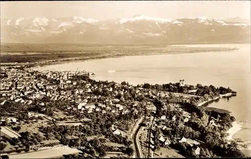 Ak Friedrichshafen am Bodensee, Gesamtansicht, Vogelschau