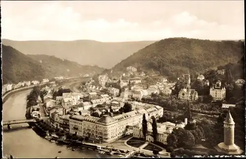 Ak Bad Ems an der Lahn, Kurmittelhaus, Vogelschau