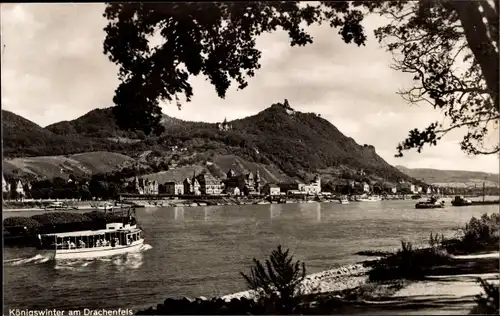 Ak Königswinter am Rhein, Drachenfels