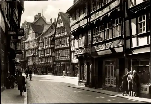 Ak Hann. Münden in Niedersachsen, Langestraße, Geschäfte