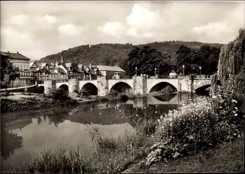 Ak Hann. Münden in Niedersachsen, Werrabrücke