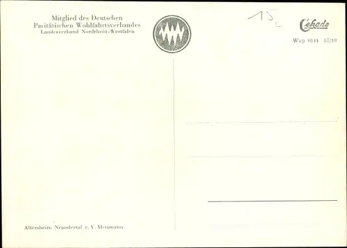 Ak Mettmann in Nordrhein Westfalen, Altersheim Neandertal e. V.