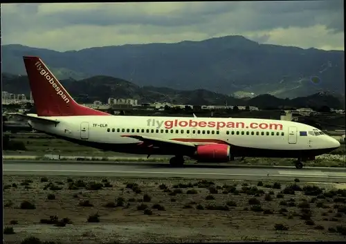 Ak Schottisches Passagierflugzeug, Globespan, B737-300