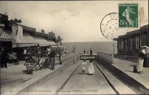 Ak Luc sur Mer Calvados, La Descente du Quilhoc