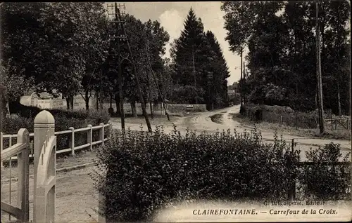 Ak Clairefontaine Yvelines, Carrefour de la Croix