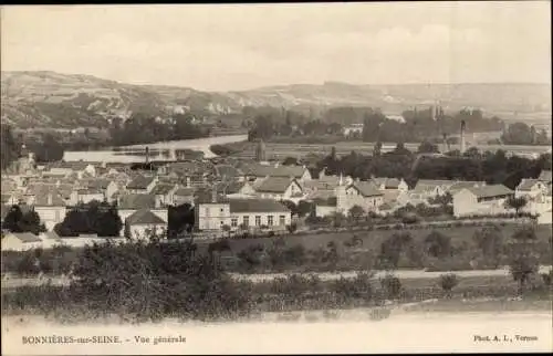 Ak Bonnieres sur Seine Yvelines, Vue generale