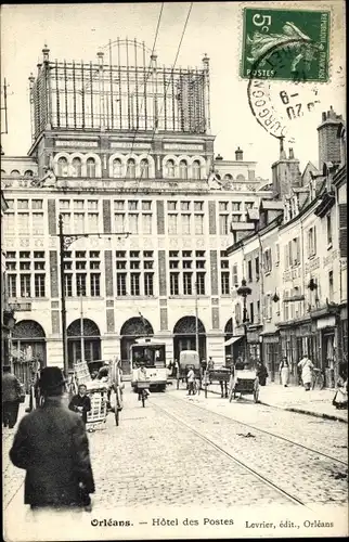 Ak Orléans Loiret, Hotel des Postes