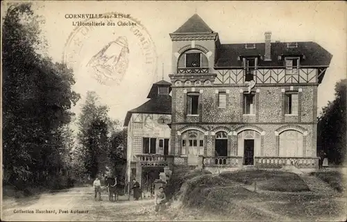 Ak Corneville sur Risle Eure, L'Hostellerie des Cloches